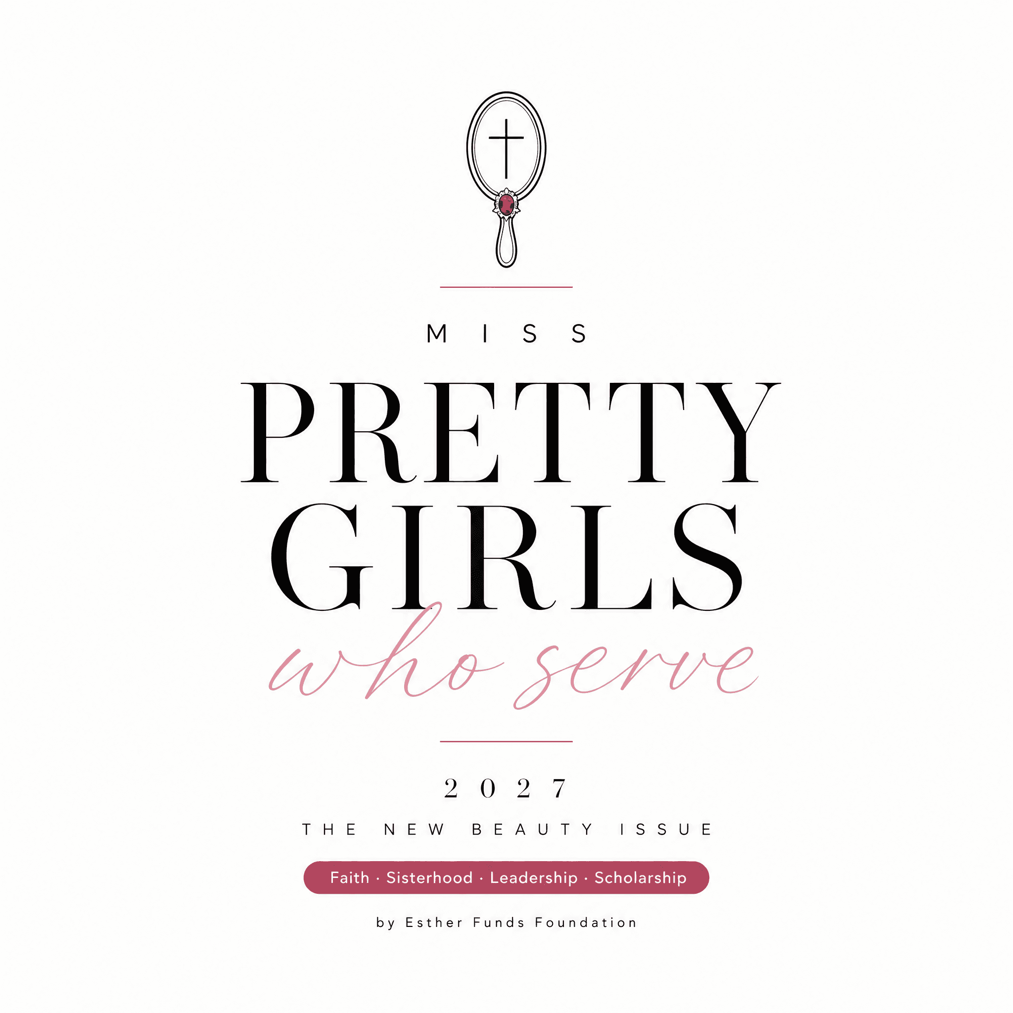 Official Miss Pretty Girls Who Serve 2027 logo